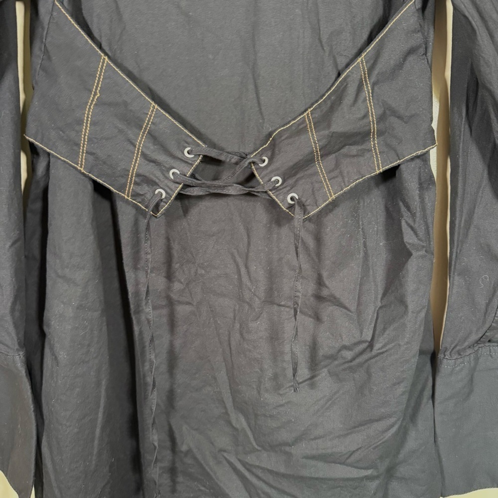 Urban Outfitters Taurus Witchy Corset Shirt Dress Black Size Large - Picture 7 of 9